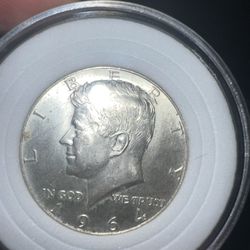 1964 D Kennedy Half Dollar 