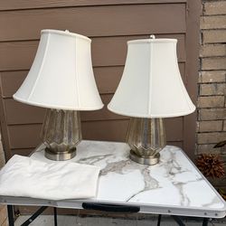 Beautiful glass lamps