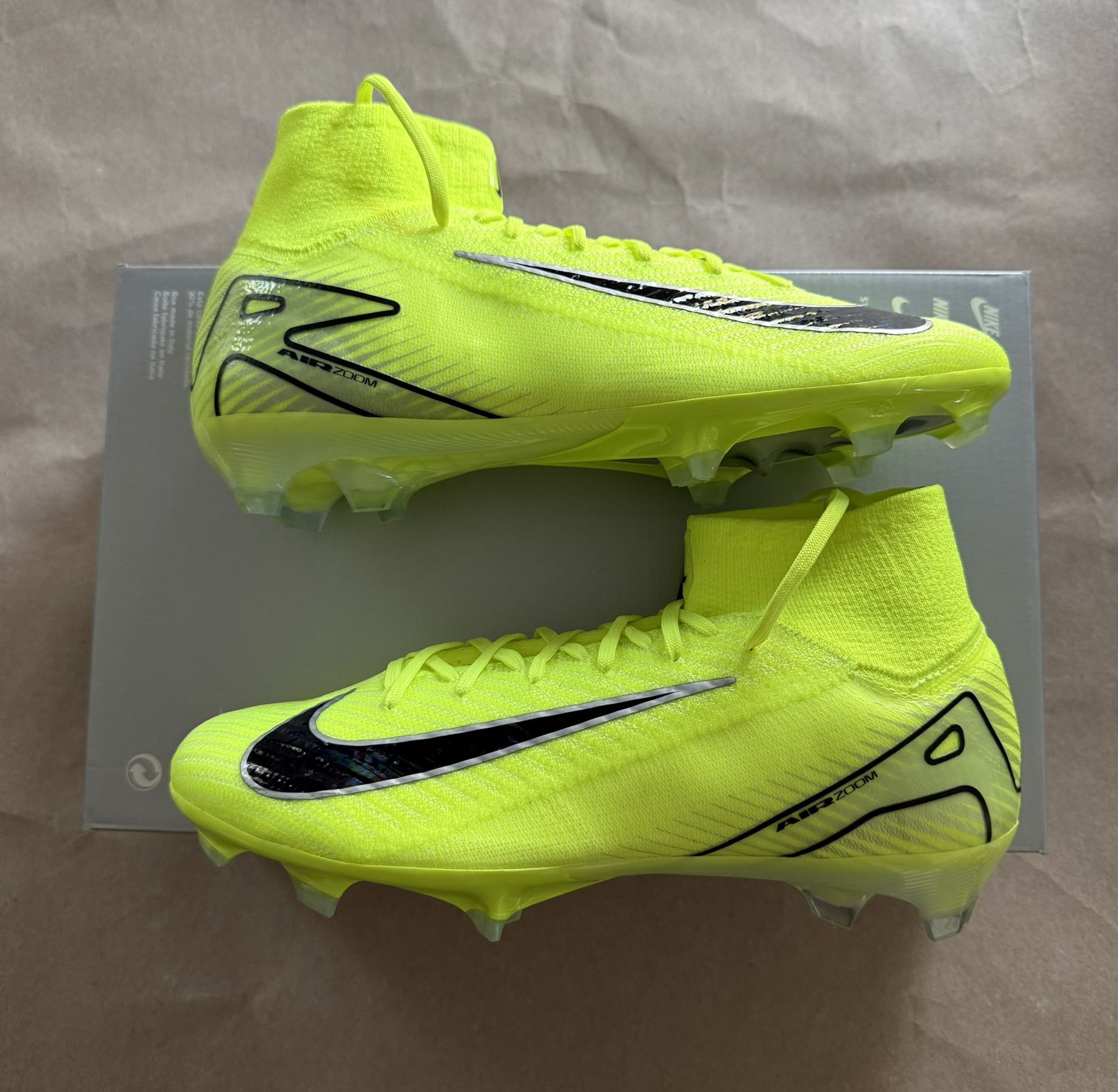 Nike Zoom Superfly 10 Elite FG men’s size 7 or 7.5 soccer cleats NEW!