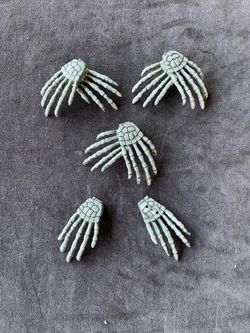 Halloween skeleton hands