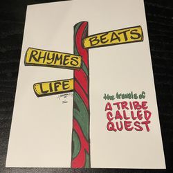 Original Artwork BEATS, RHYMES & LIFE 9x12”