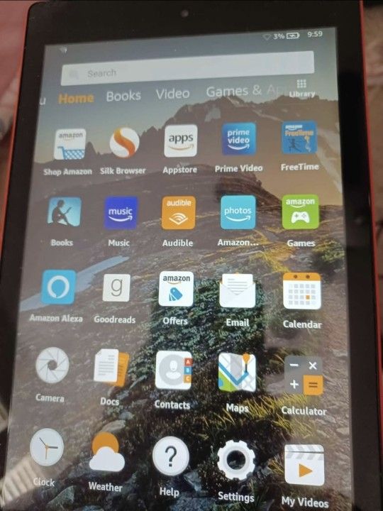 Amazon Fire Tablet W/charger