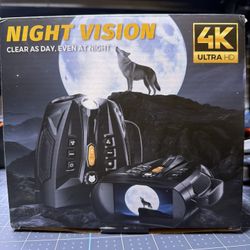 NEW 4K Night Vision Goggles Infrared Binoculars w/ Screen 