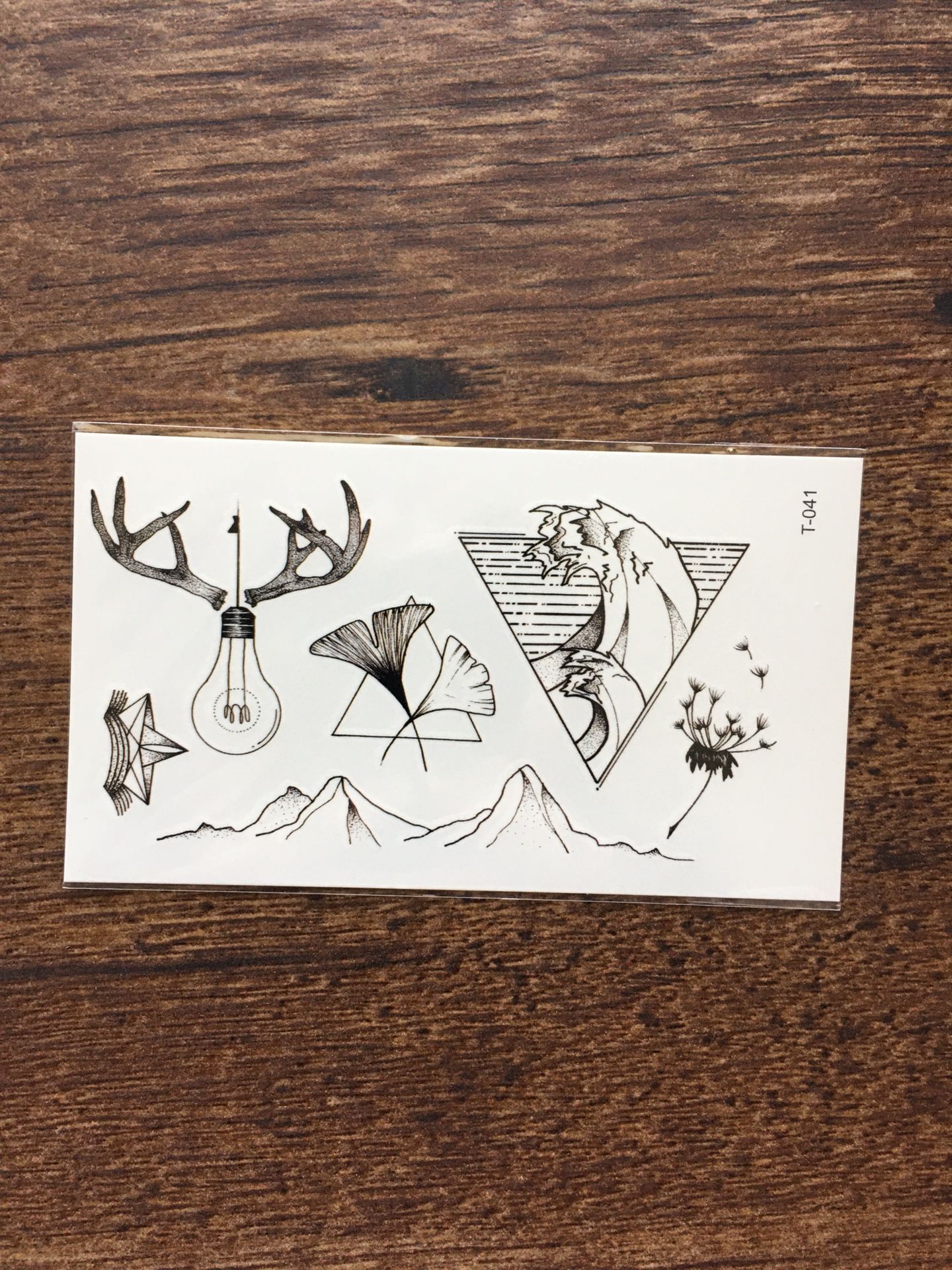Temporary tattoo sheet