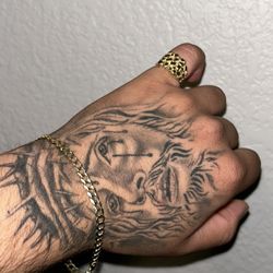 Good Cuban Bracelet Gold Nugget Ring 