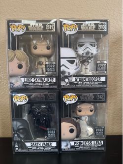 Star Wars Funko Pops 2022 Exclusive Shared Sticker Set