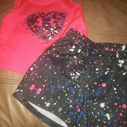 Infant Girl Size 24 Month Under Armor Outfit 
