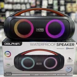  !!BUMPER MEGA OFFER!! Portable Waterproof Bluetooth Speaker with IPX5 and Wave-sync