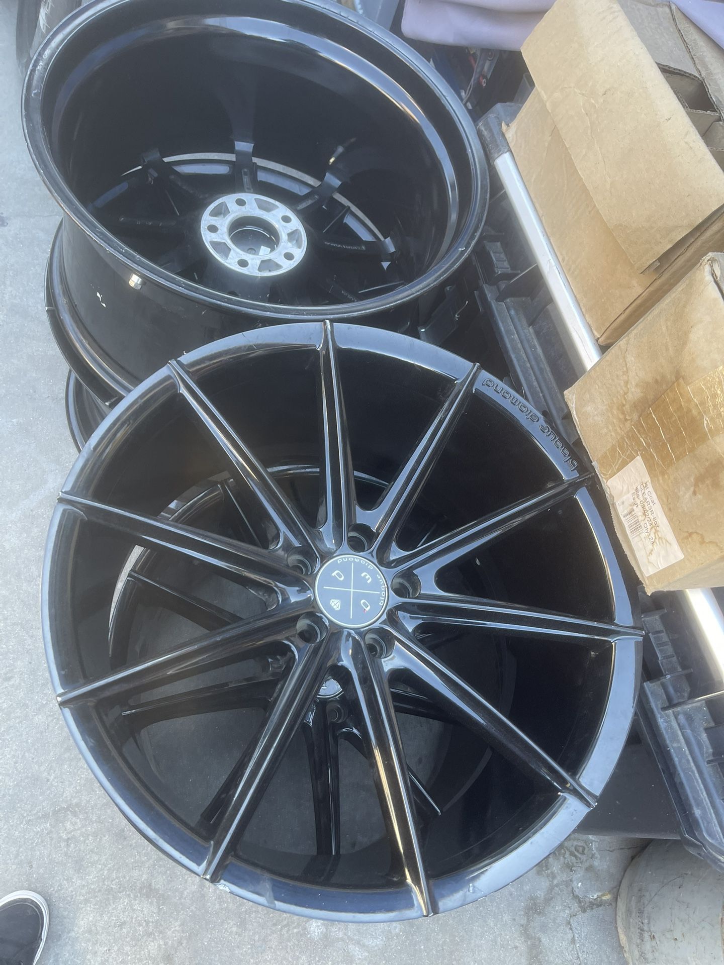 Brand New Rims Black Diamond 