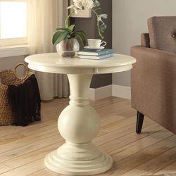 Alyx Accent Table, Antique White