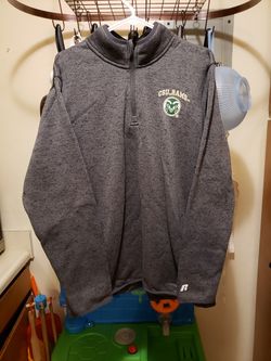Colorado State University Casual Jacket Brand Russell Athletic Size Large