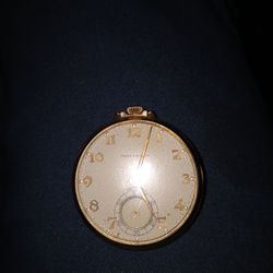 14kt Gold Hamilton 921 Open Face Pocket Watch