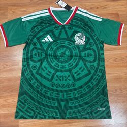 Mexico Futbol Playeras Verdes Mundial 2026 (Hombres, Mujeres, y Niños)
