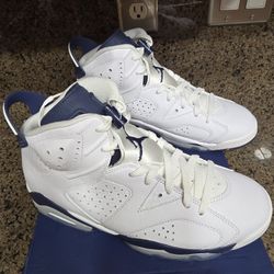 Brand New DS Air Jordan 6 Retro Midnight Navy (2022) CT8529-141 Men's Size 8.5