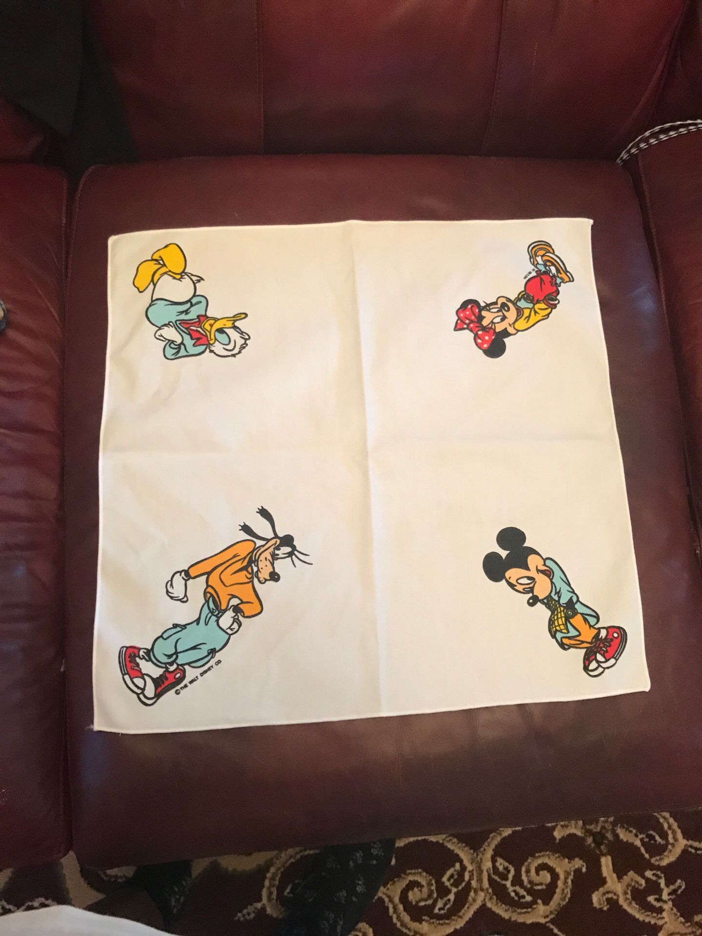 Vintage Mickey Mouse cloth napkins