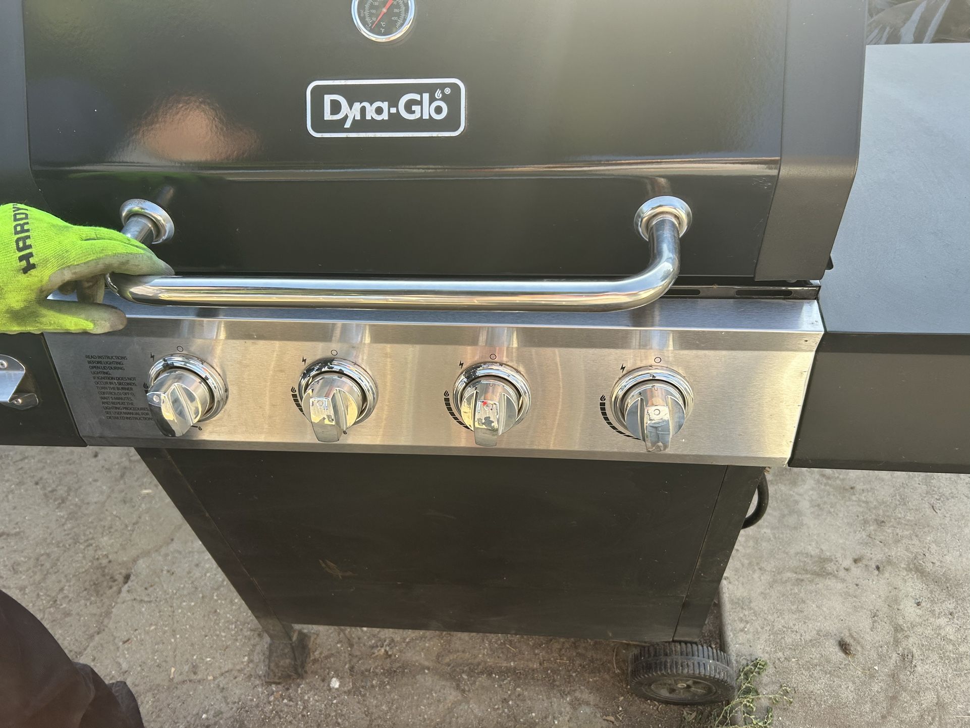 Burner Dyna Glo Grill Warranty Registration Dyna-Glo 4-Burner