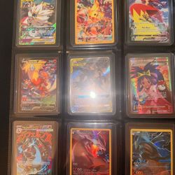 Pokemon Binder Cards and Slabs 