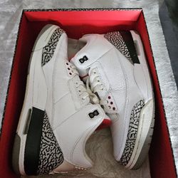 Jordan 3, Size 11,  w/ some Blemishes 