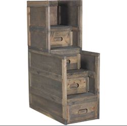 Wood Bunk Bed Stairs with Storage Drawers (OBO)