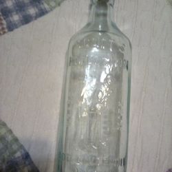 OLD COD OIL BOTTLE NO FLAWS SEE ALL PICS