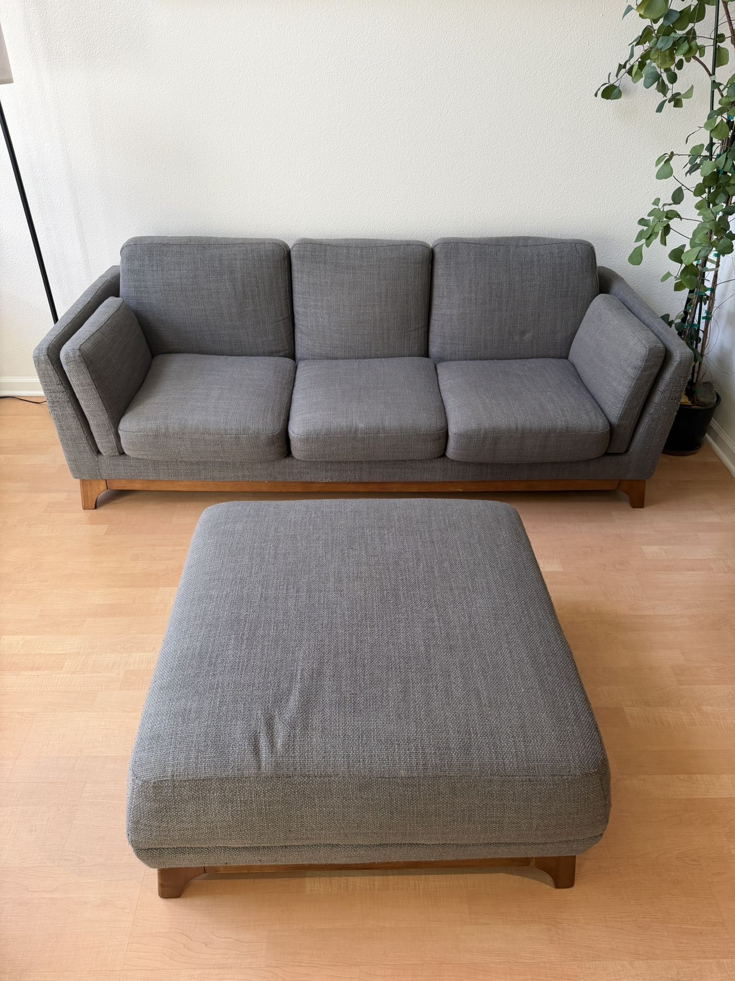 Article Ceni Sofa + Ottoman – Gray