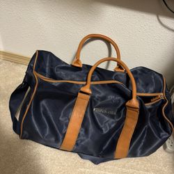 Perfumania Bags | Perfumania Duffle/Gym/Travel Bag/Tote | Color: Blue/Brown