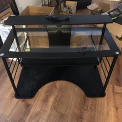 Tempered Glass Computer Desk