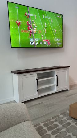 Farmhouse TV Stand Media Console