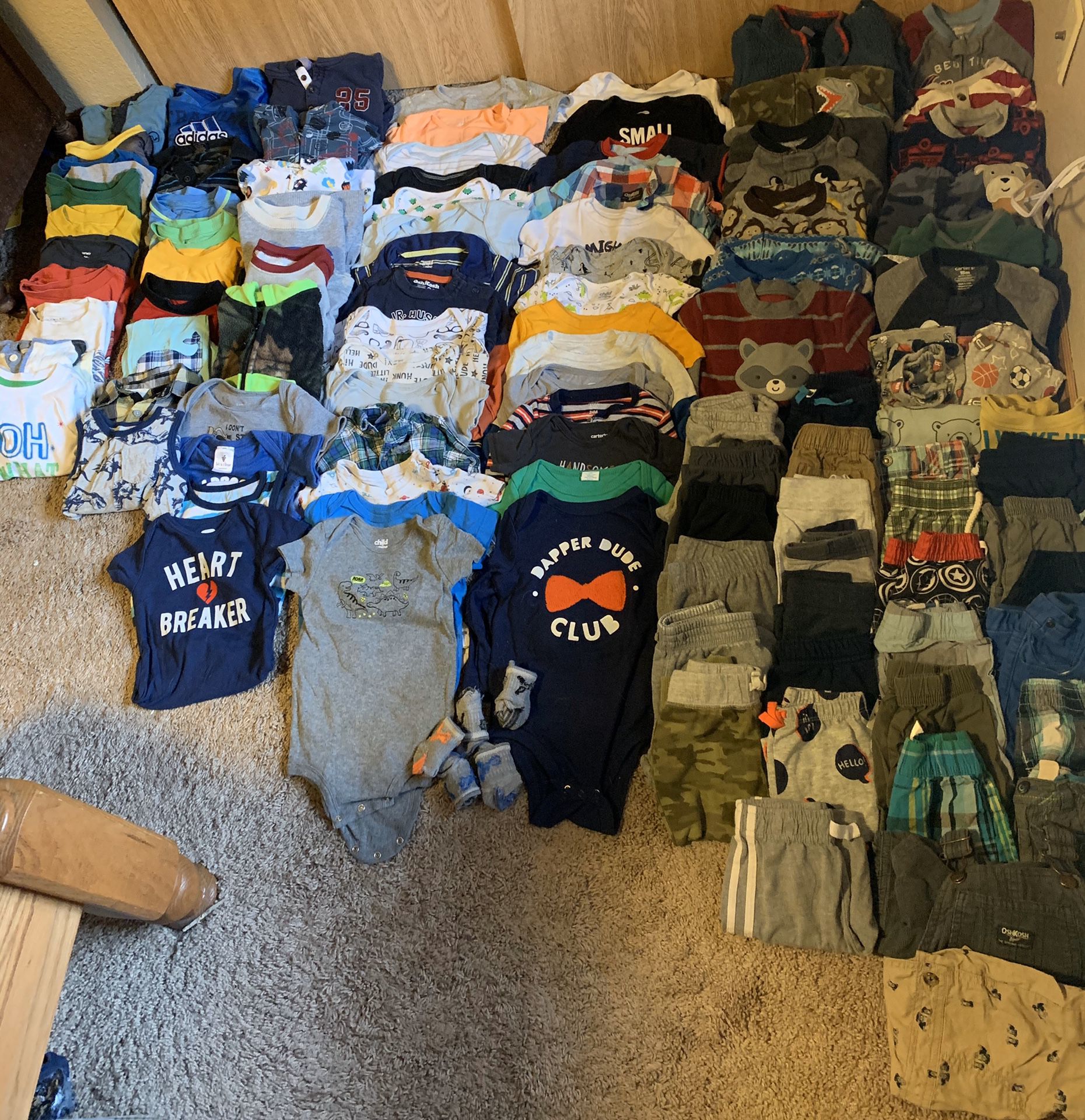 107 items boys clothes