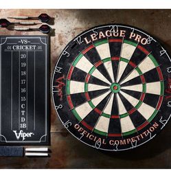 Viper League Pro All-in-One Sisal Dartboard Set