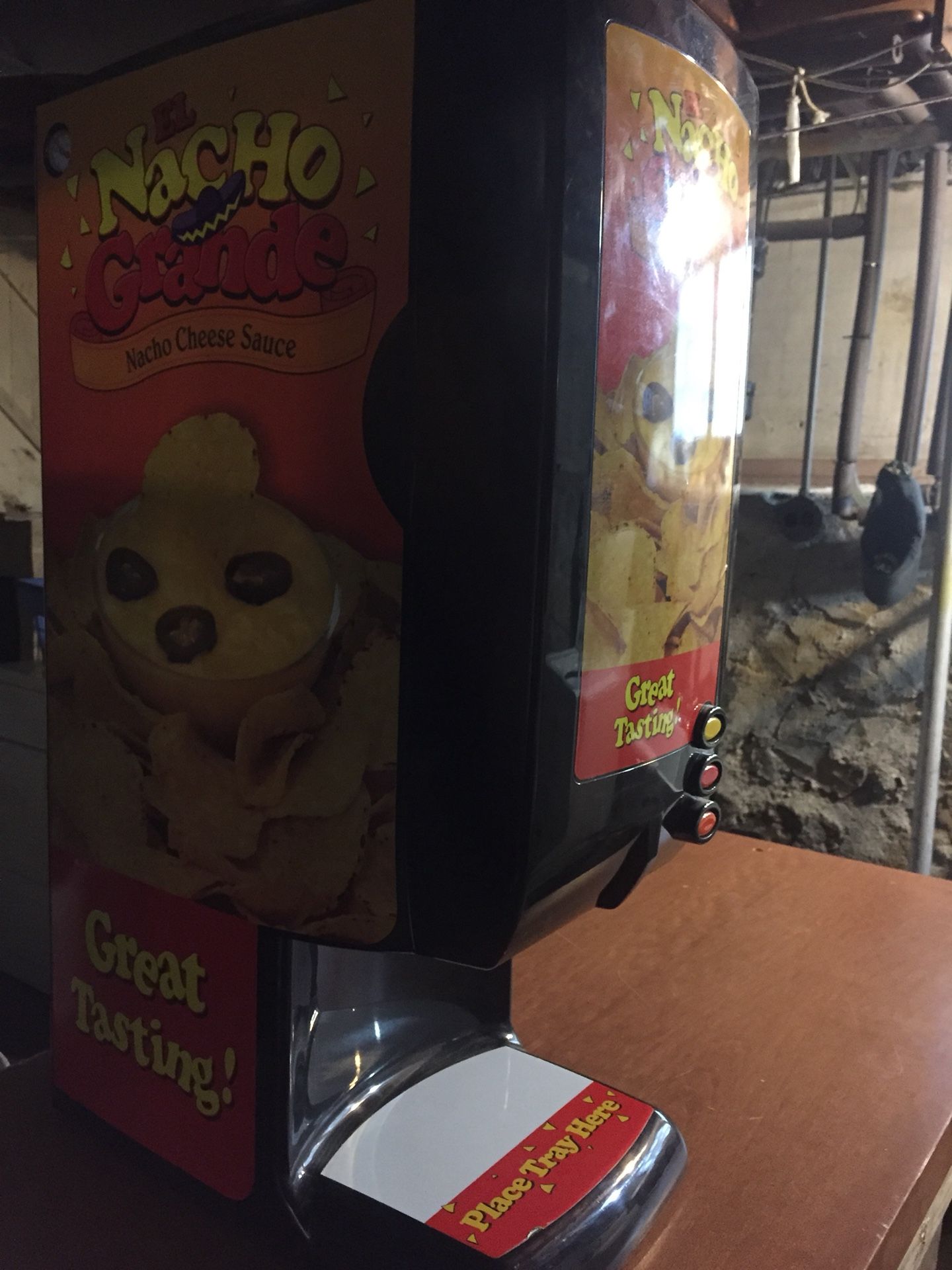 A nacho cheese machine