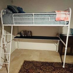 Metal Loft Bunk Bed Jenny Lind