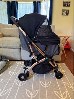 HPZ PET ROVER LITE Premium Light Travel Stroller For Small/Medium Dogs, Cats And Pets