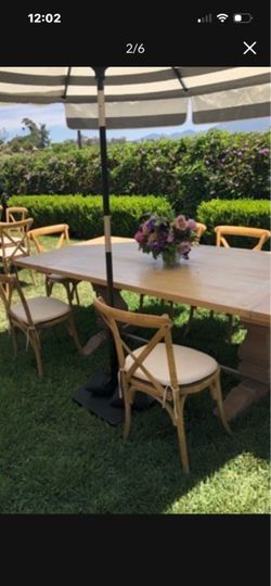 Wood Trestle Base Dining Table - Napa Style