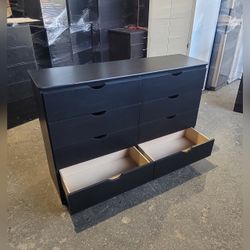 Eight drawers dresser with rails / 8 drawers dresser with rails