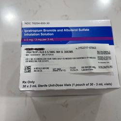 Albuterol Sulfate inhalation Solution