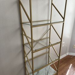 Gold Bookshelf 