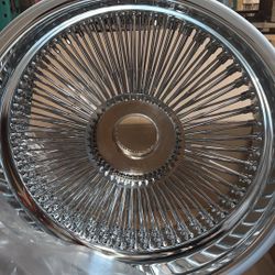 Wire Wheels 20x8 150 spokes chrome 4x
