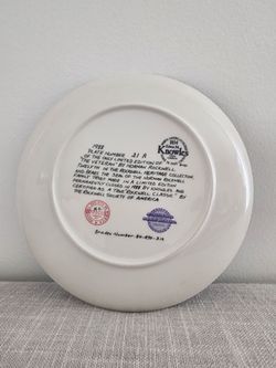 Norman Rockwell "The Veteran" Collector Plate 1988
