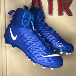 🏈 Nike Mens Force Savage Varsity 2  Football Cleats Blue [SIZE 11]   MAKE AN OFFER