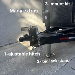 Dump Trailer 8x12x4 12000lb ($400extras) $6995 Cash Only