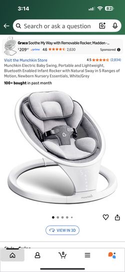 Munchkin Electric Baby Swing