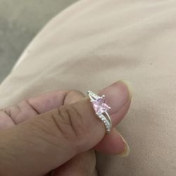 Real 925 Sterling Silver Wedding Ring Size 6/7