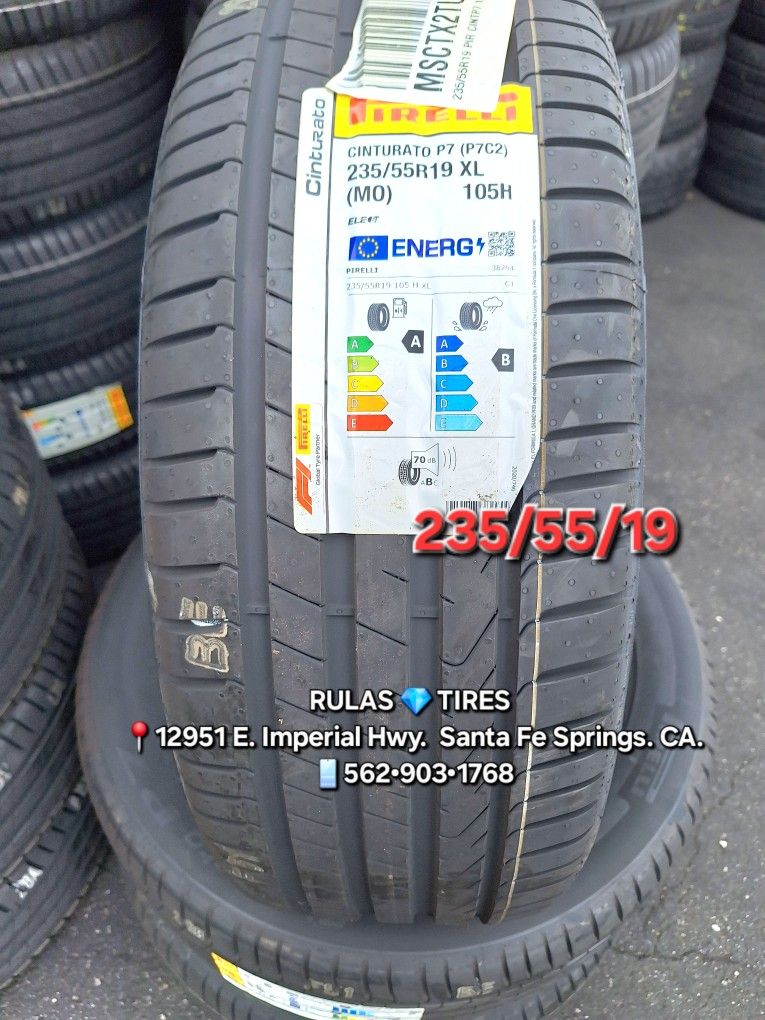 235/55/19 PIRELLI CINTURATO