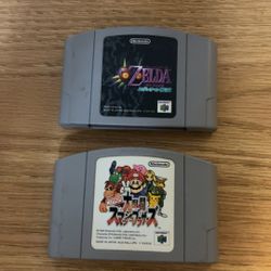 Zelda/Mario N64 JPN Games