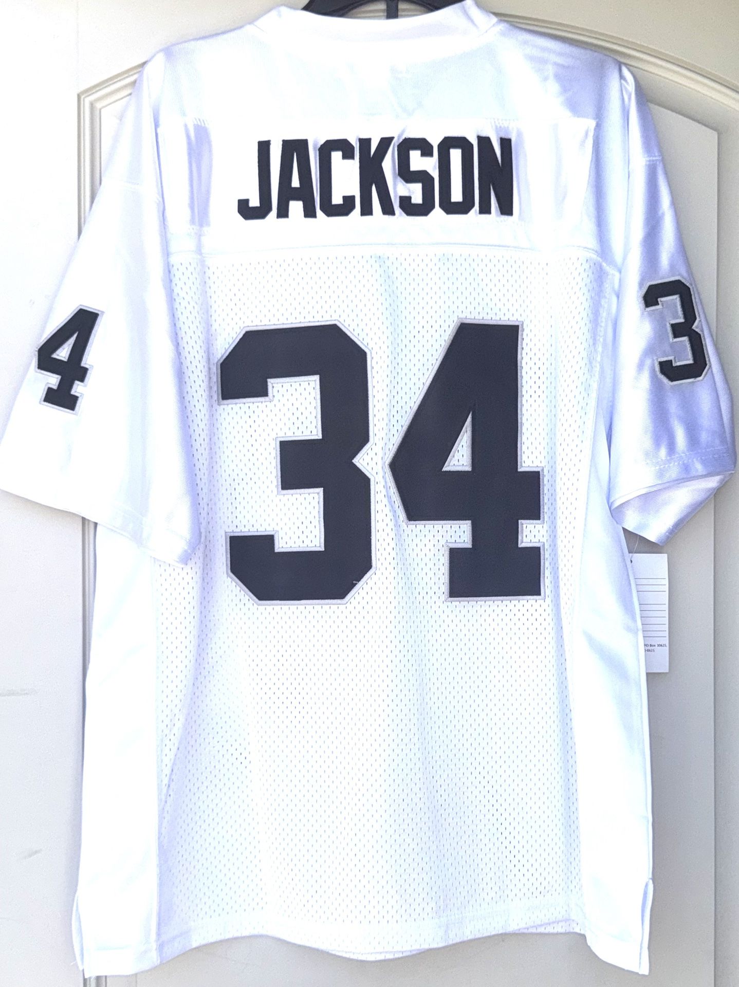 MEDIUM - RAIDERS #34 BO JACKSON JERSEYS