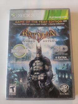 Batman: Arkham Asylum Game of the Year Edition PH (Xbox 360, 2010)