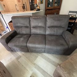 Dark Grey Lazy Boy Recliner