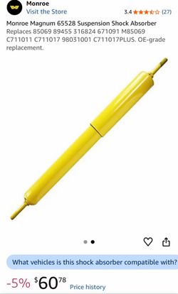 Monroe Magnum 65528 Suspension Shock Absorber