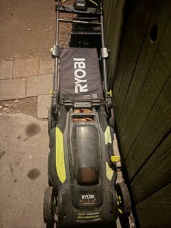 Ryobi 20” electric mower 3 BATTERIES